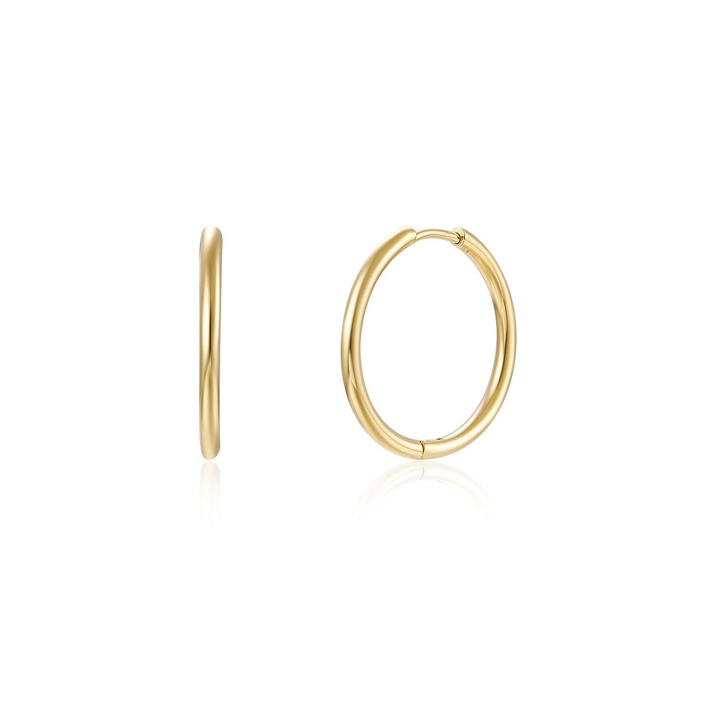 Golden Trio Earring Set – 18k Gold Plated, Wear Together or Solo