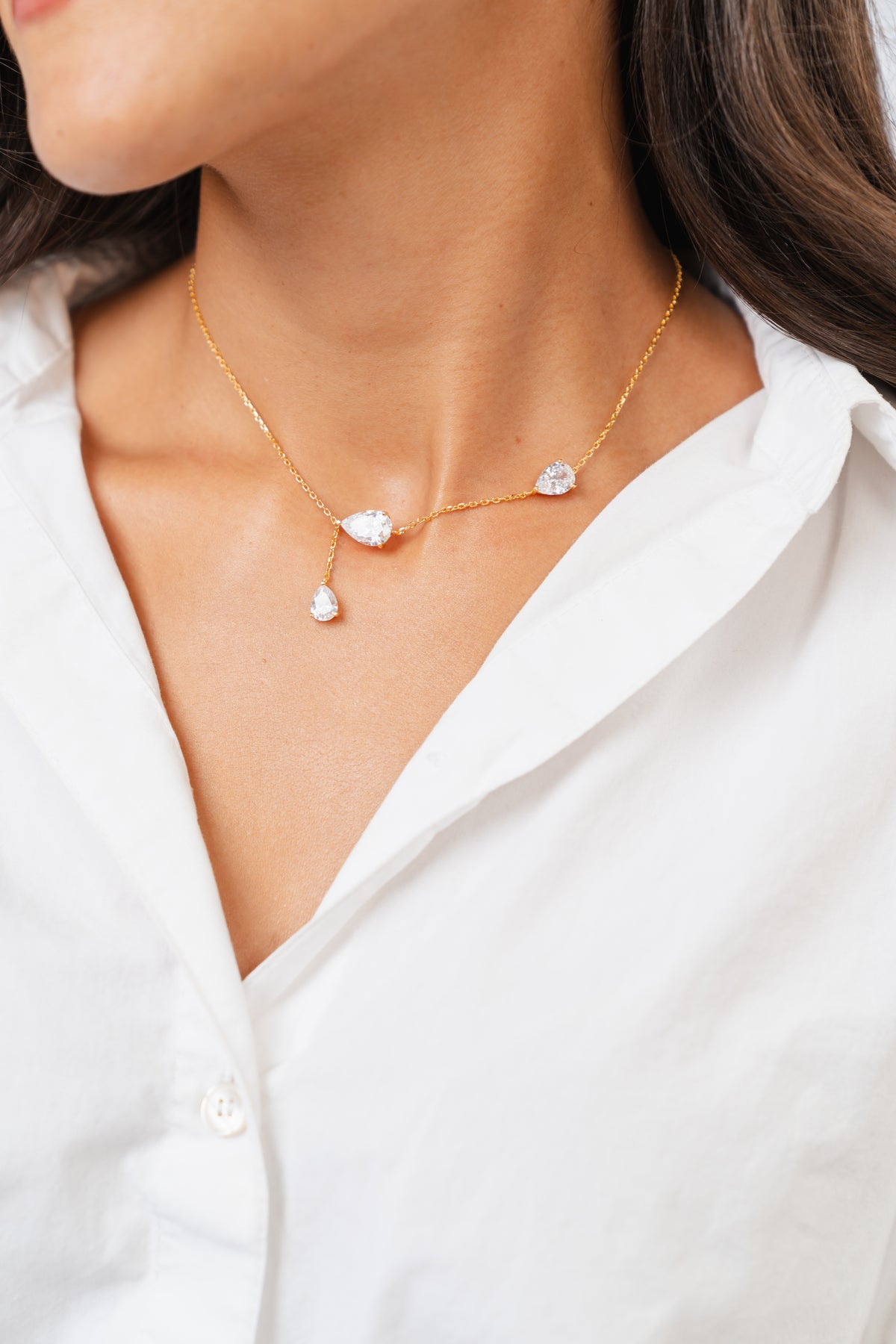 Teardrop necklace