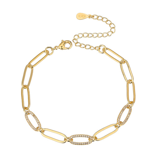 Golden bracelet chain design